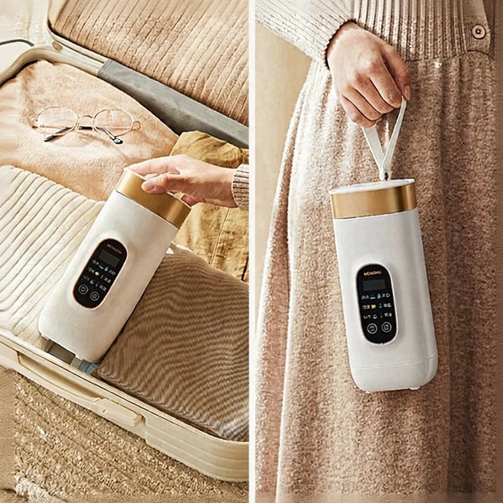 Portable Electric Travel Kettle Cup With Keep Warm
