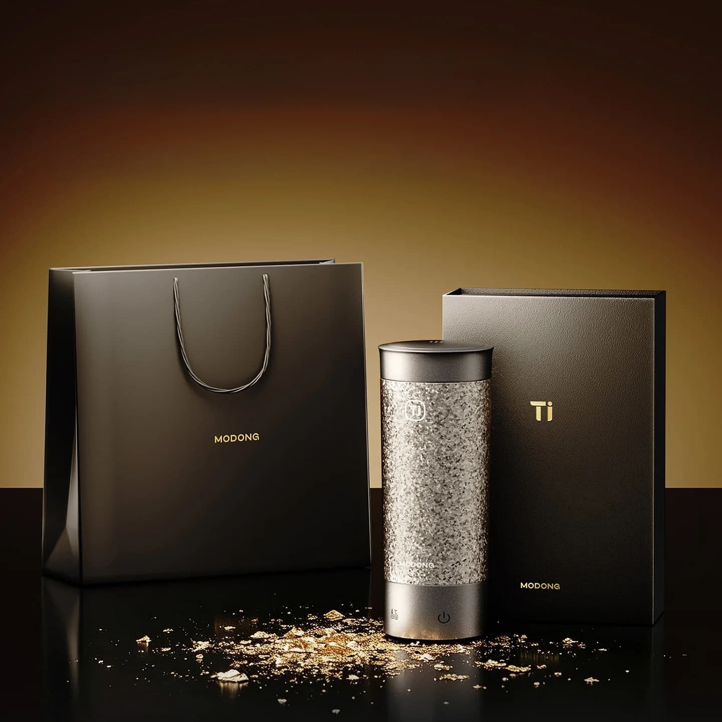 Titanium Electric Heated Travel Cup 350ml with Temperature Control