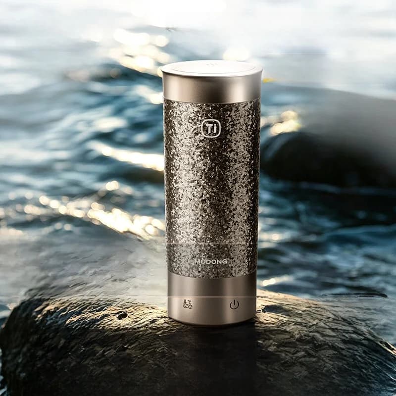 Titanium Electric Heated Travel Cup 350ml with Temperature Control