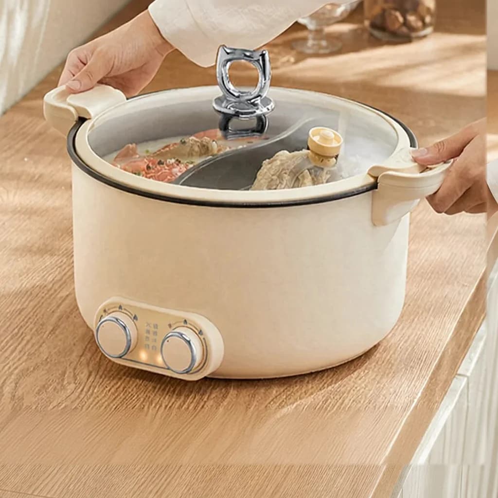 Dual Zone Electric Hot Pot 6L 7L 8L Touch Control