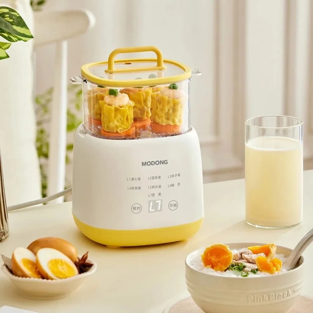 Electric Egg Cooker for 4-6 Eggs, 300W Auto Shut-Off