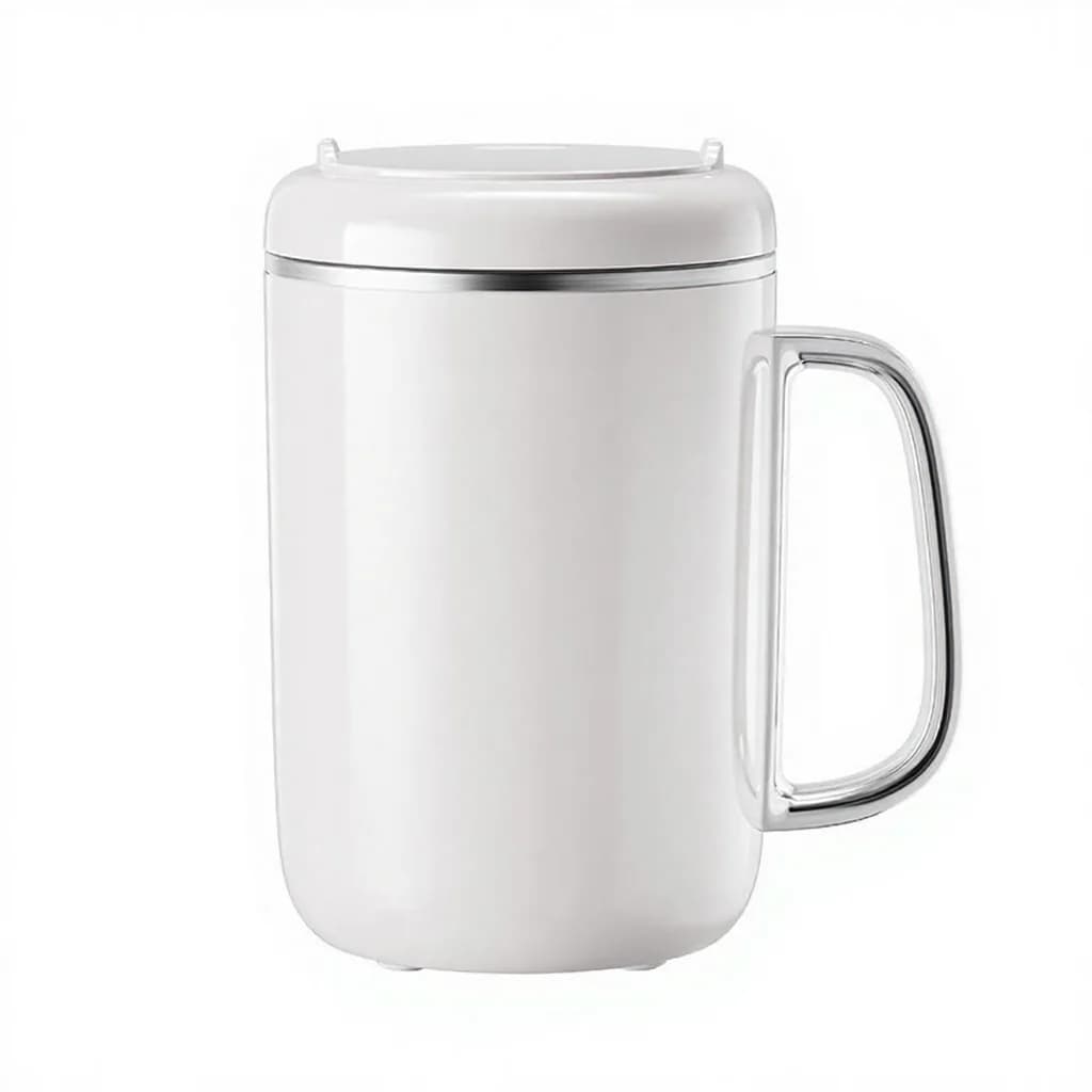 Portable Electric Stew Cup 450ml 220V with Filter and Spoon