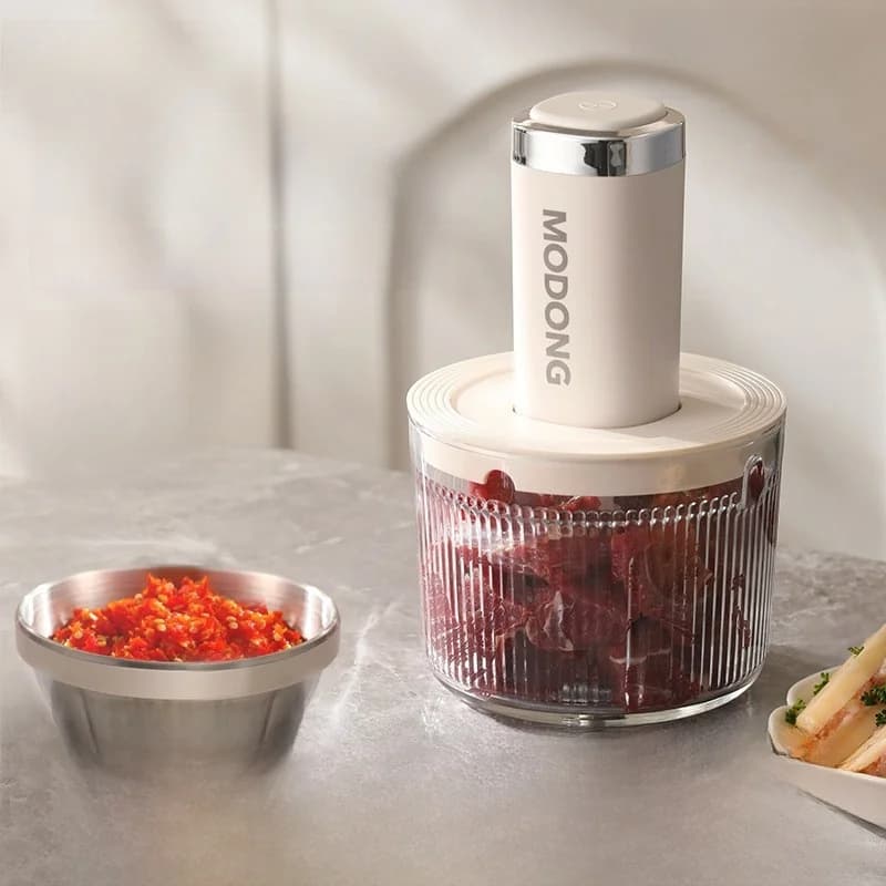Electric Meat Grinder for Home Prep, 2-Speed Stainless Steel
