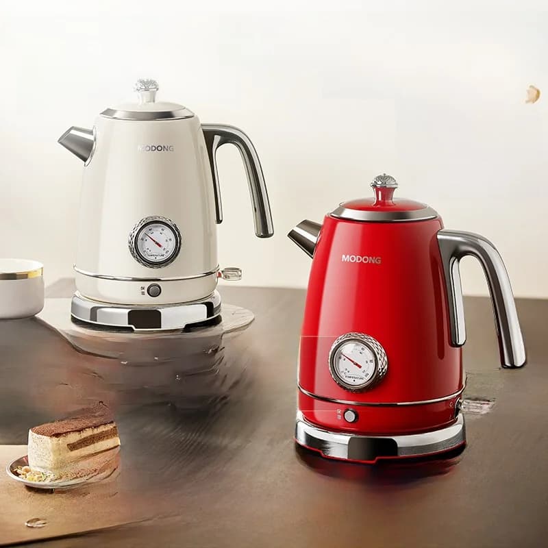 Stainless Steel Electric Kettle With Temperature Gauge 1.8L