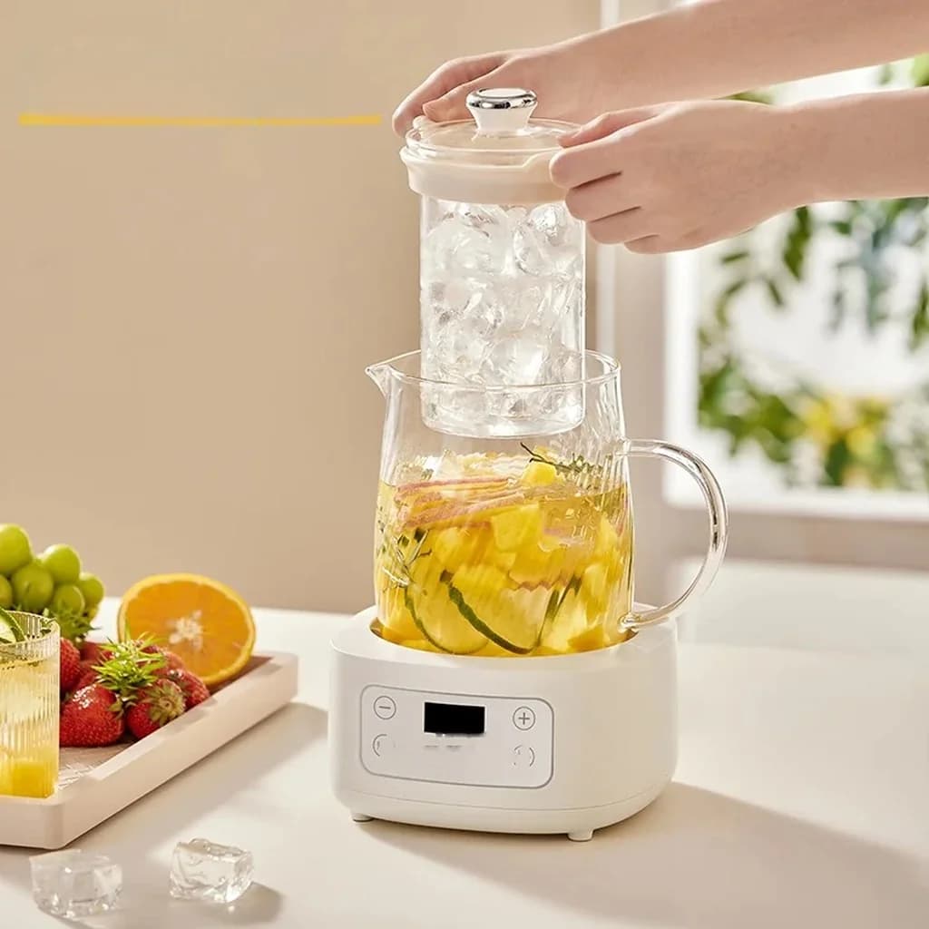 Glass Electric Health Pot 1-1.5L Touch Control for Tea