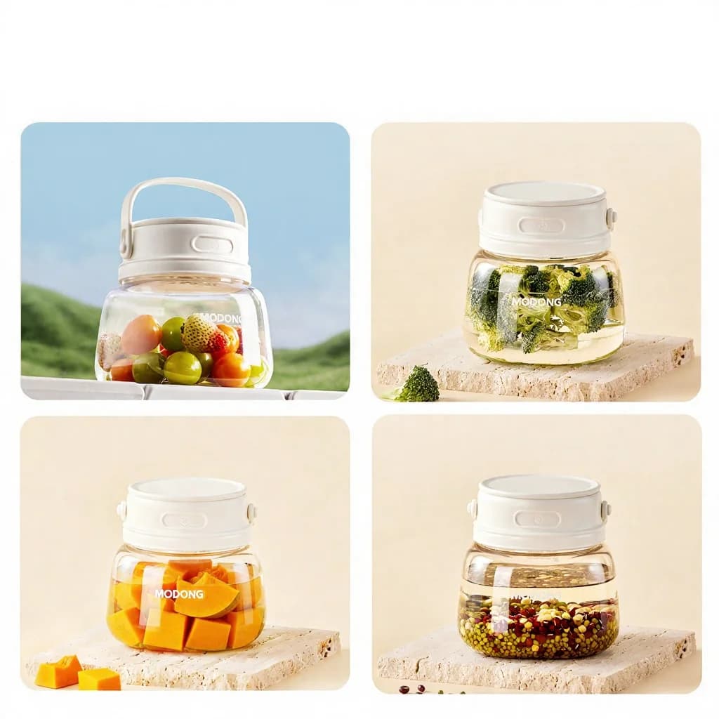 Portable Fruit Washer with Active Oxygen, 3.7V Cordless