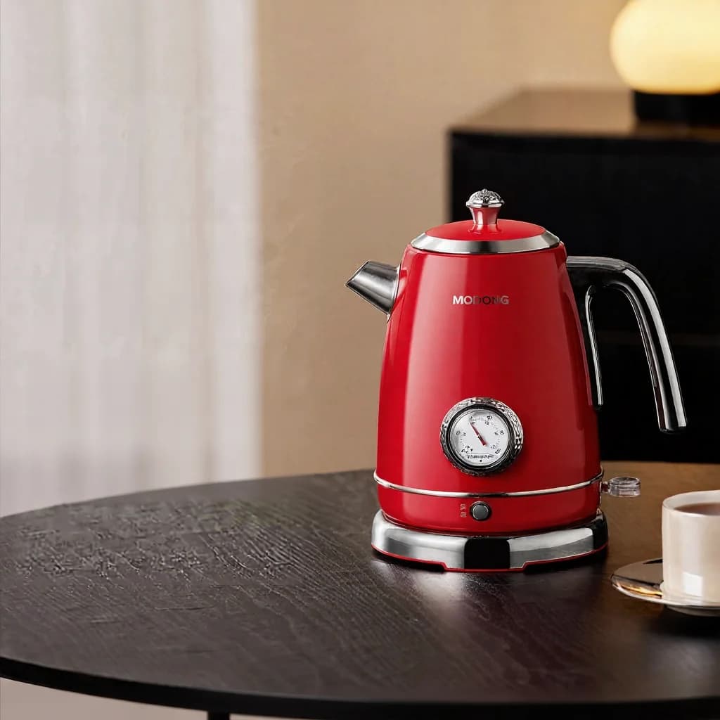 Stainless Steel Electric Kettle With Temperature Gauge 1.8L