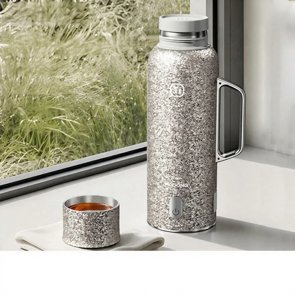 Pure Titanium Insulated Travel Mug With Magnetic Lid