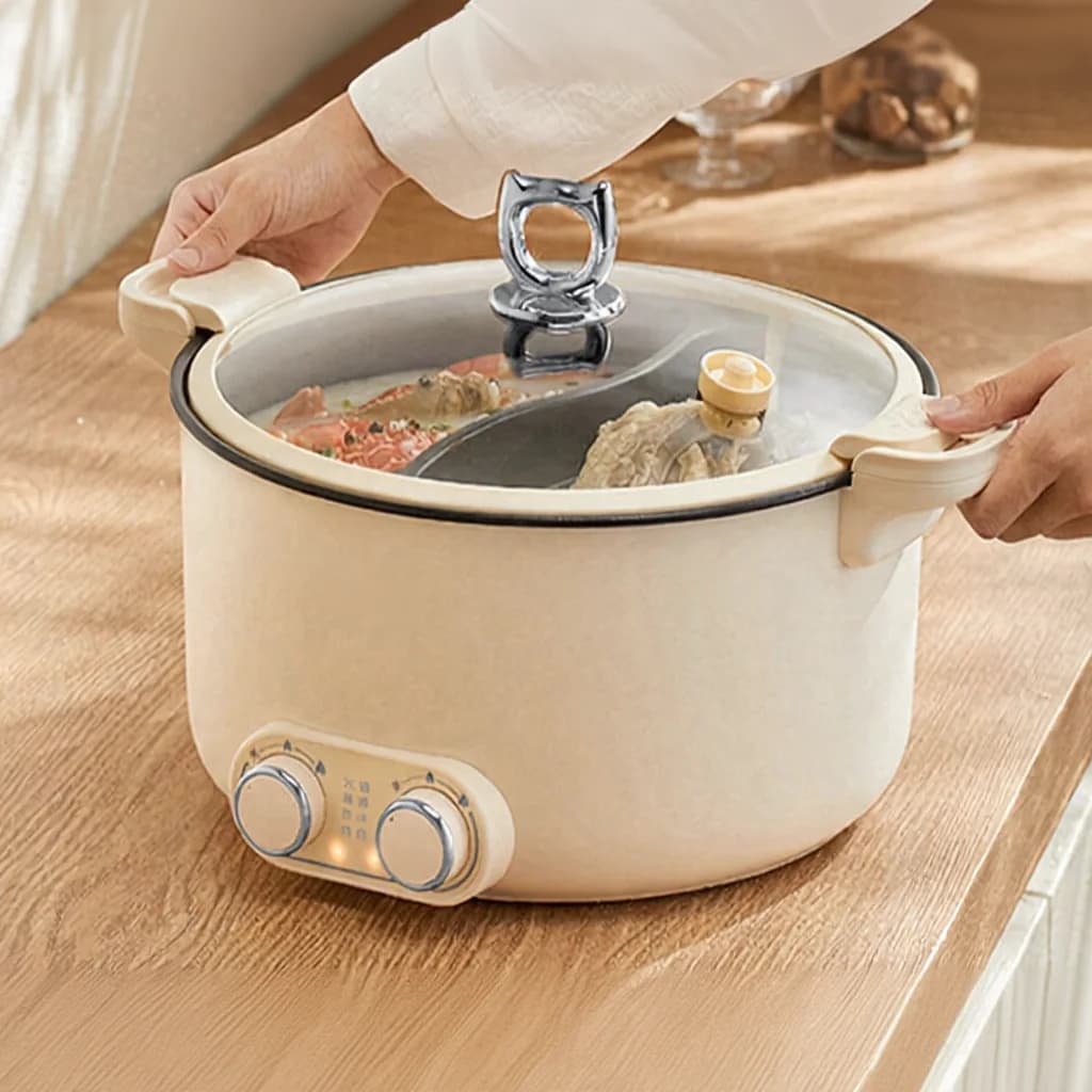 Dual Zone Electric Hot Pot 6L 7L 8L Touch Control