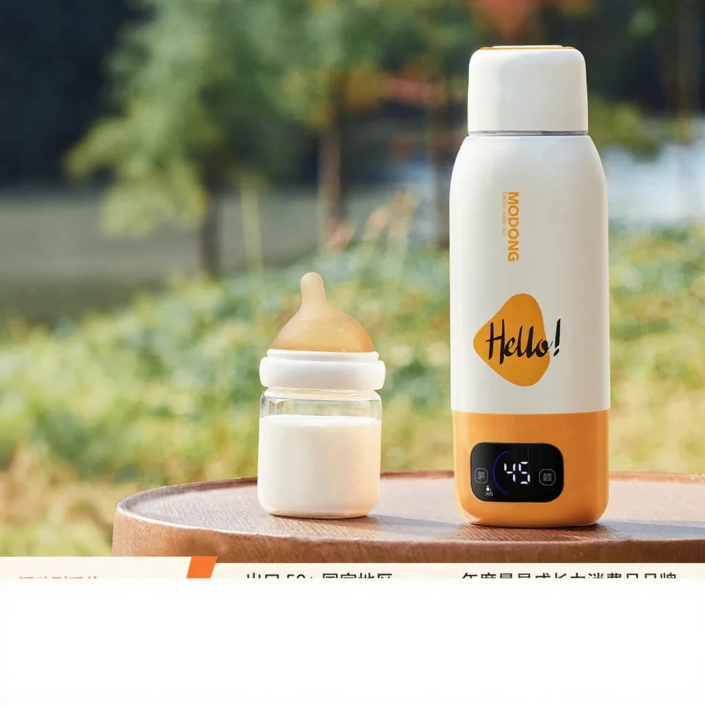 Portable Baby Formula Heating Cup 550ml Ultra, Plug-In Boil + Cordless Warming
