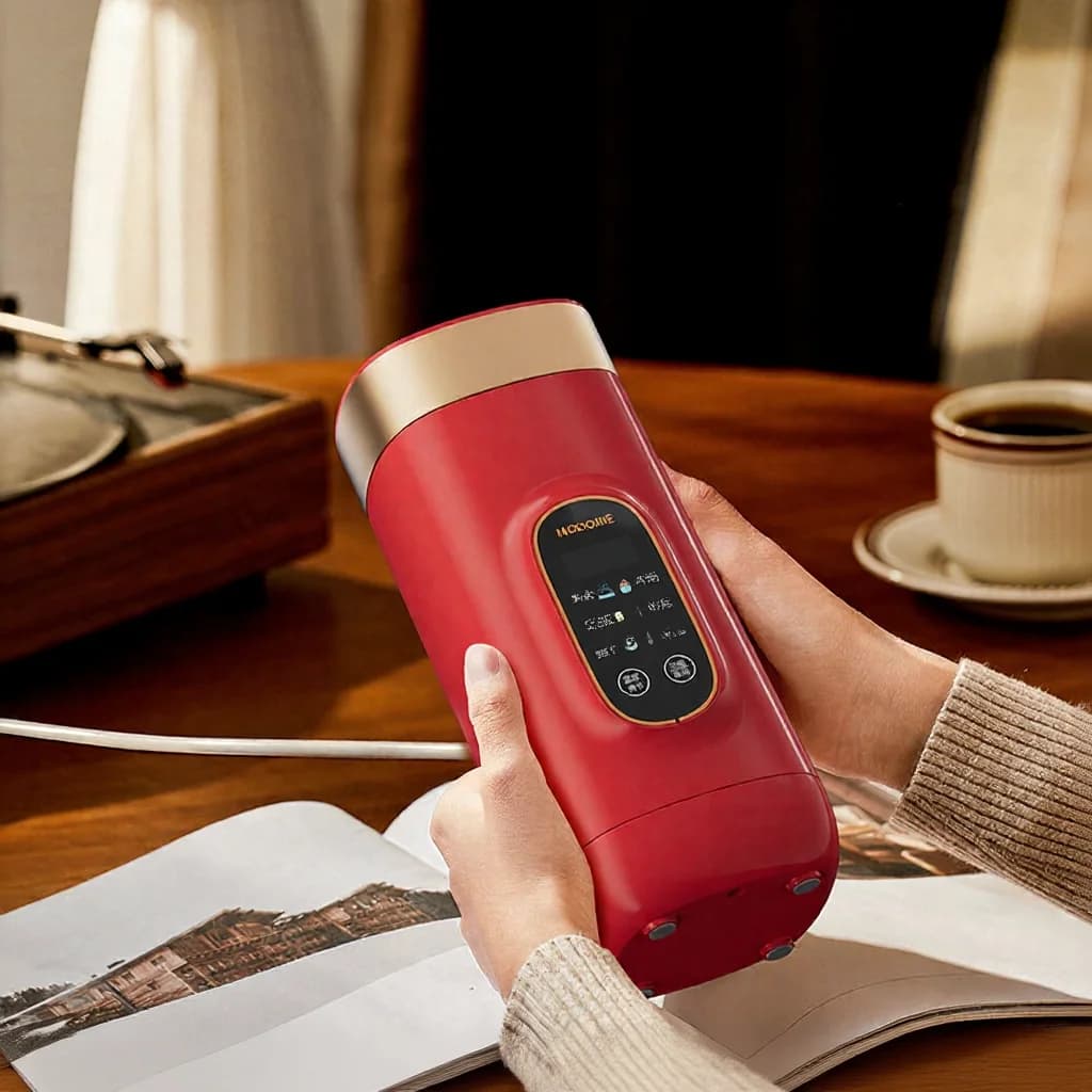 Portable Electric Heating Water Cup 650ml 304 Liner 220V