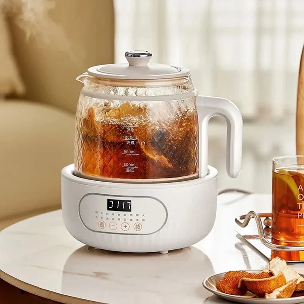 Electric Health Pot Glass Body Thermostatic Tea Maker