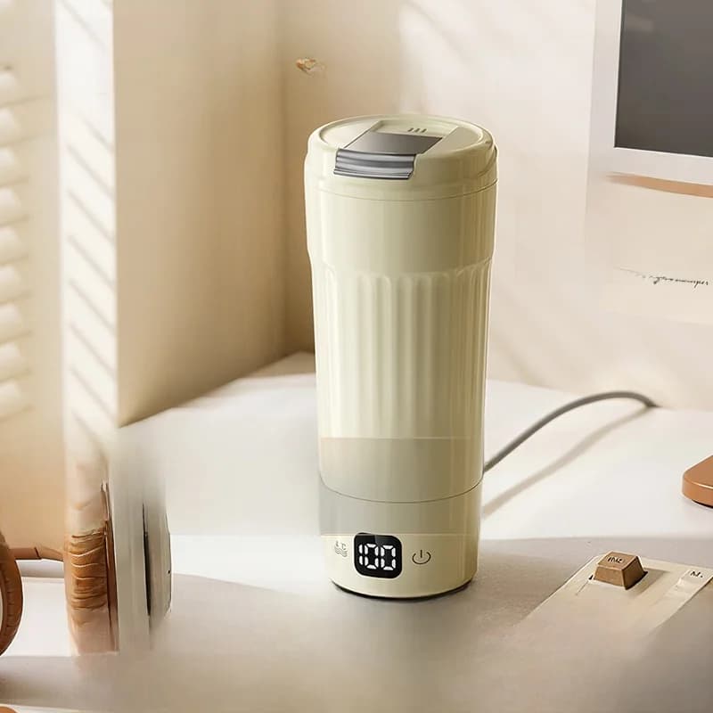 Portable Electric Heating Cup With 7 Temperature Settings