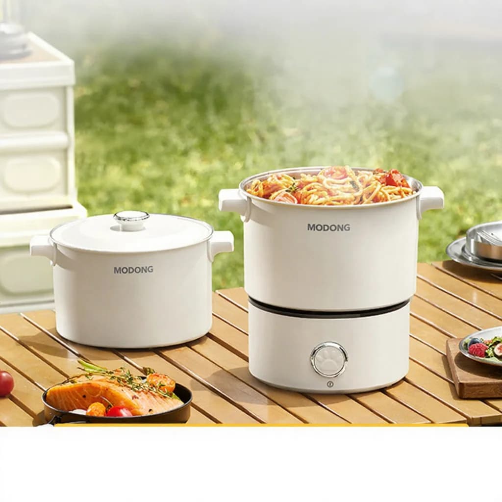 Portable Foldable Electric Cooking Pot 110V-220V 550W/700W