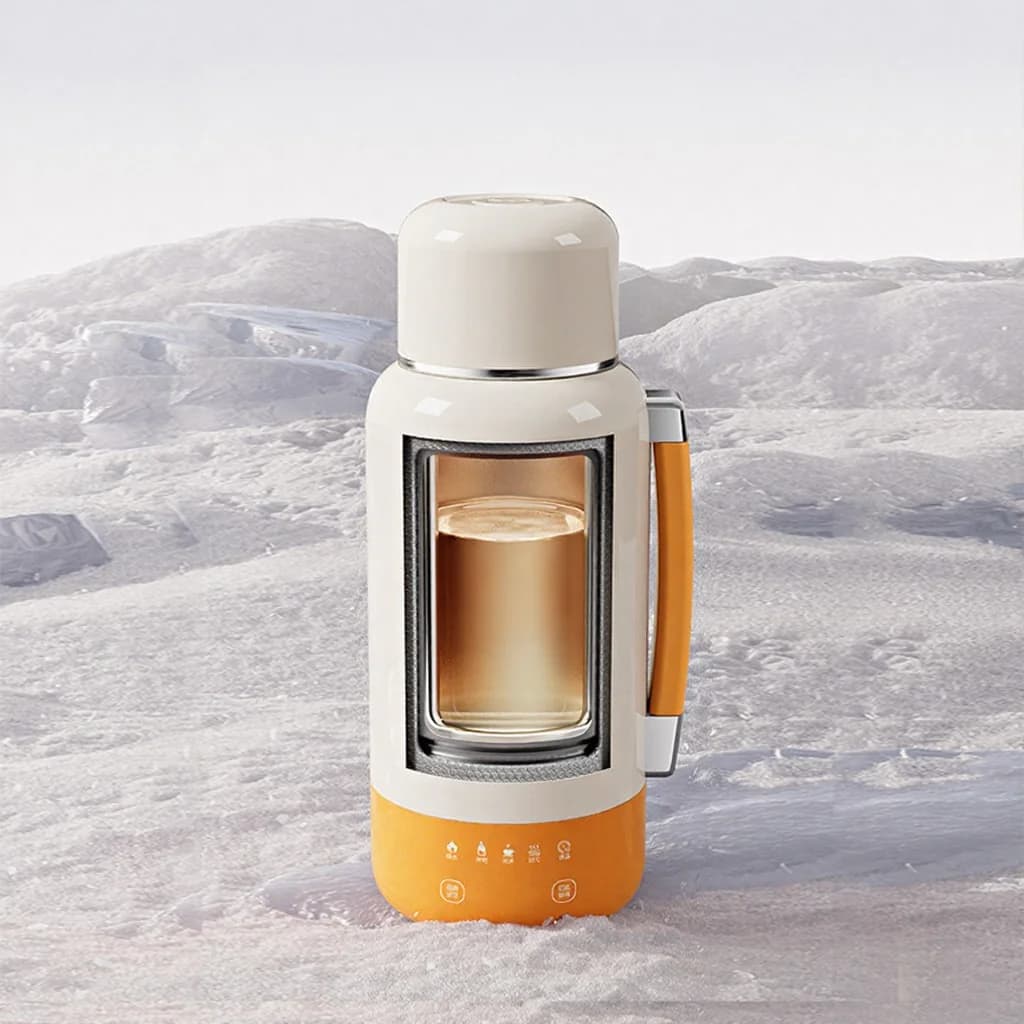 Portable Electric Heating Kettle Cup Car And Plug-In 1L 316 Stainless Steel