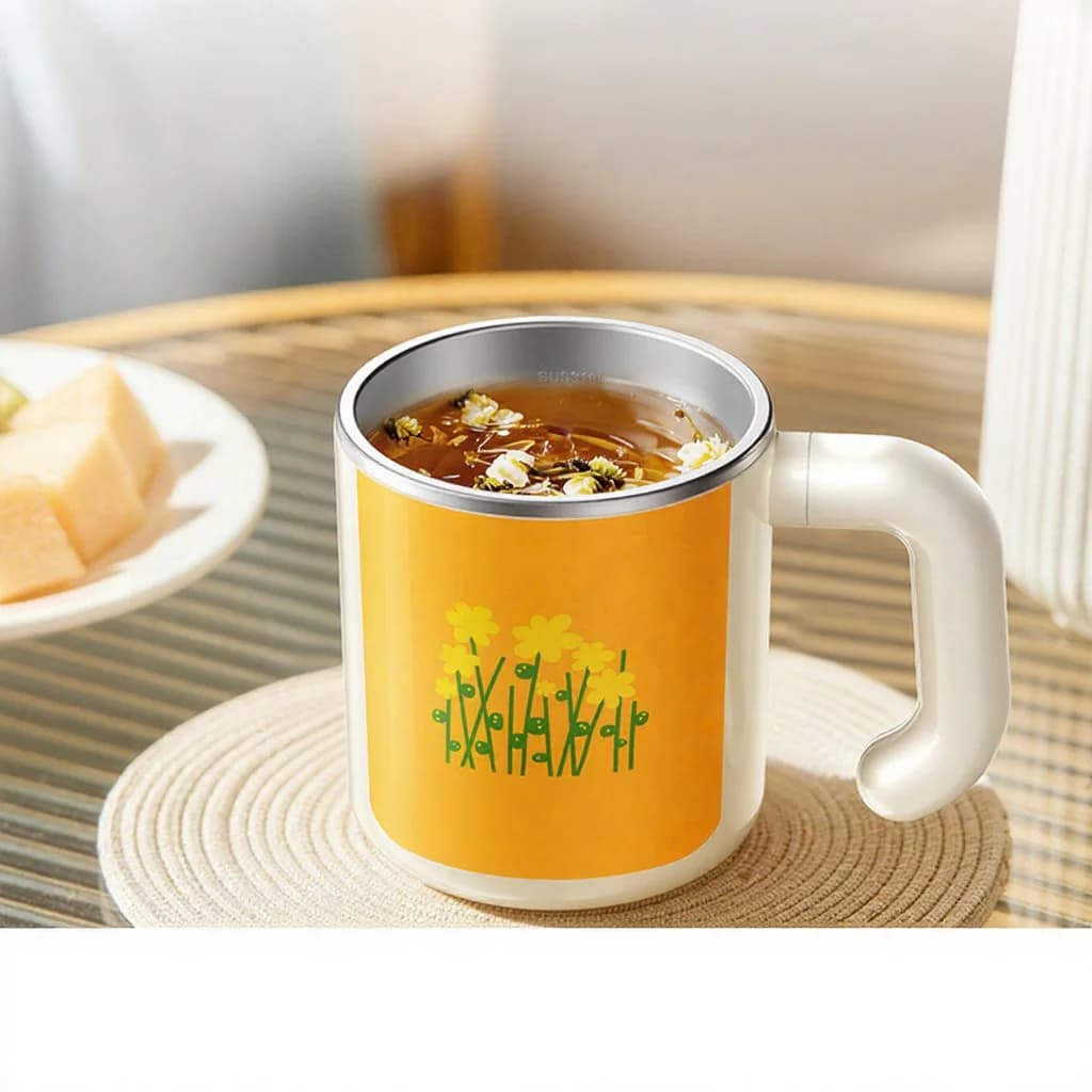 Electric Heating Cup with 304 or 316L Stainless Steel Liner