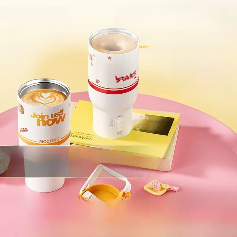 Electric Heating Stirring Cup Portable 220V 2500W 316 Steel