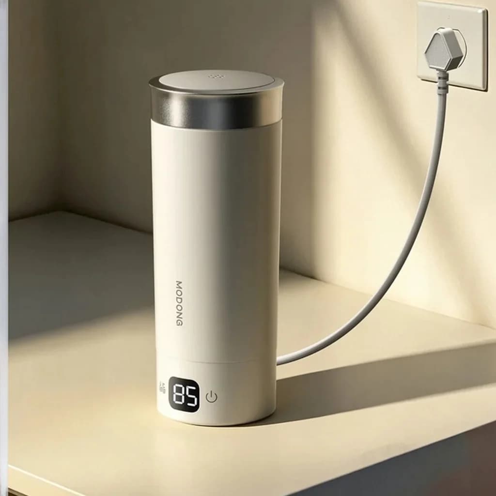 Portable Electric Water Heating Cup 350ml 316L Stainless Steel