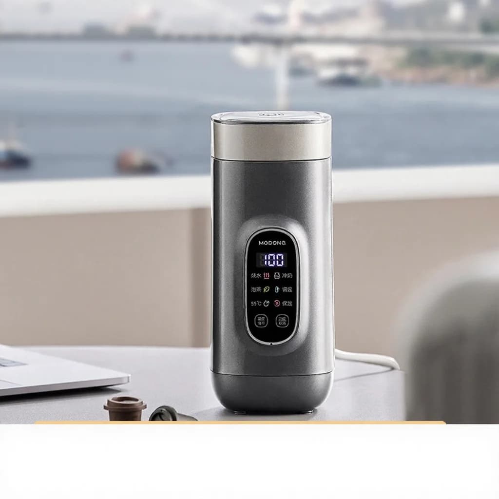 Titanium Electric Travel Water Heating Cup, 650ml, 220V