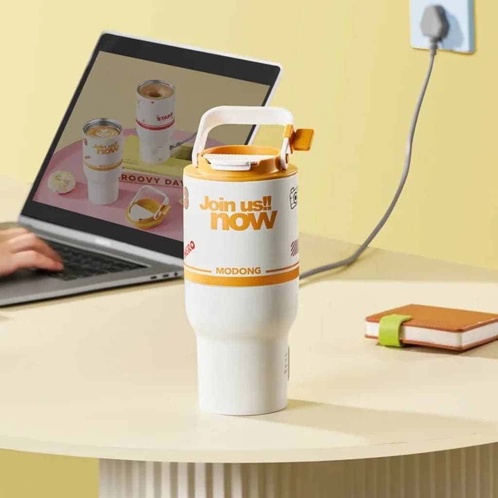 Electric Heating Stirring Cup Portable 220V 2500W 316 Steel