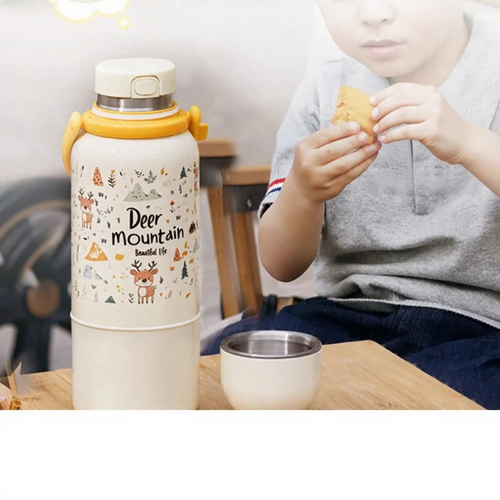 Portable Electric Water Heating Cup With 100°C Boil And Thermostat