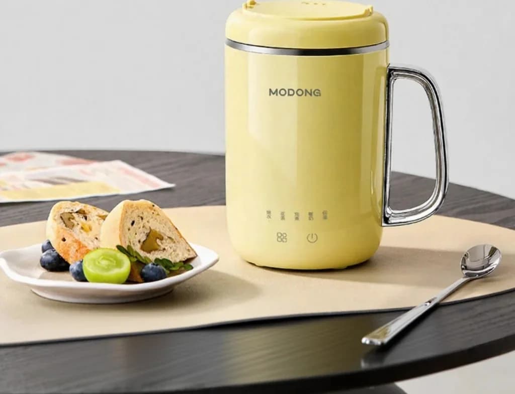 Mini Electric Porridge Cooker Cup 1L Under 220V Touch Control