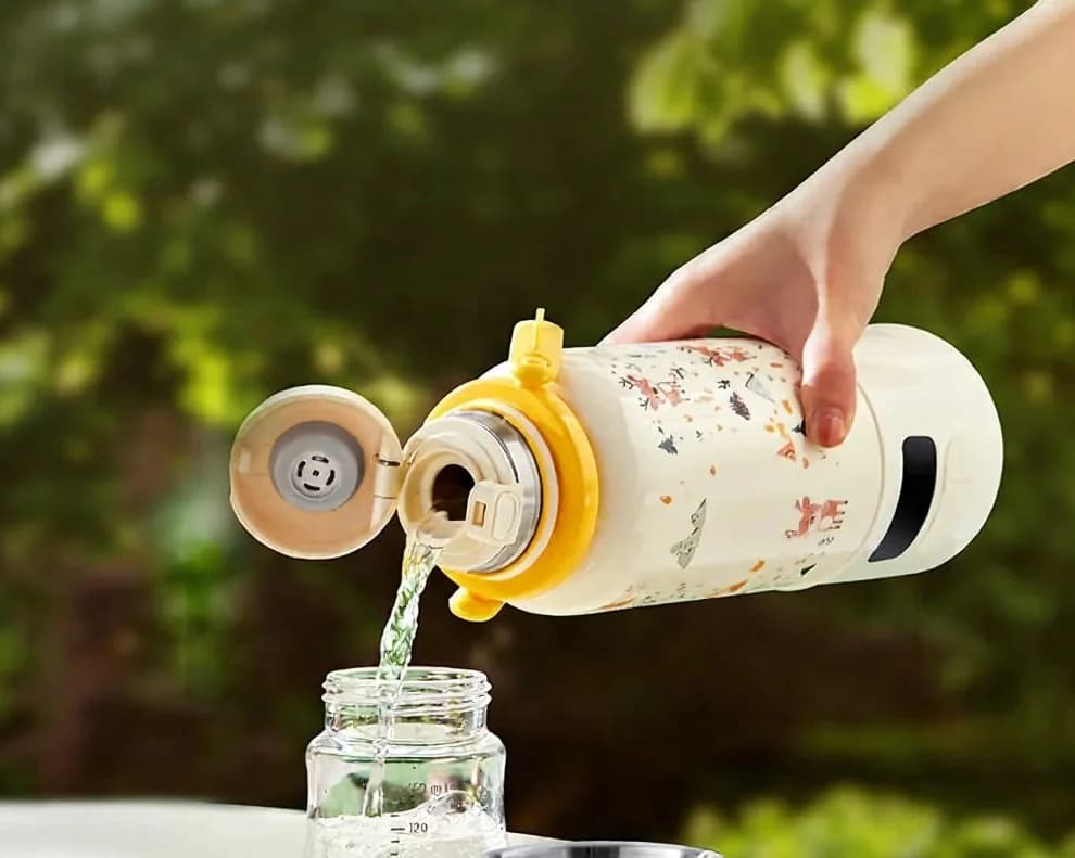 Portable Electric Water Heating Cup With 100°C Boil And Thermostat