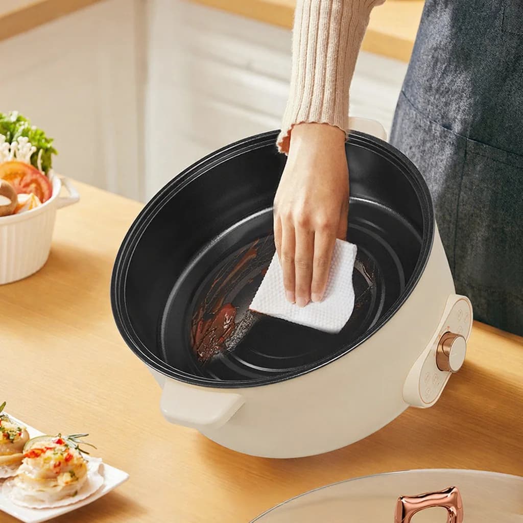 Electric Cooking Pot With Steamer, 7L or 8L, 220V