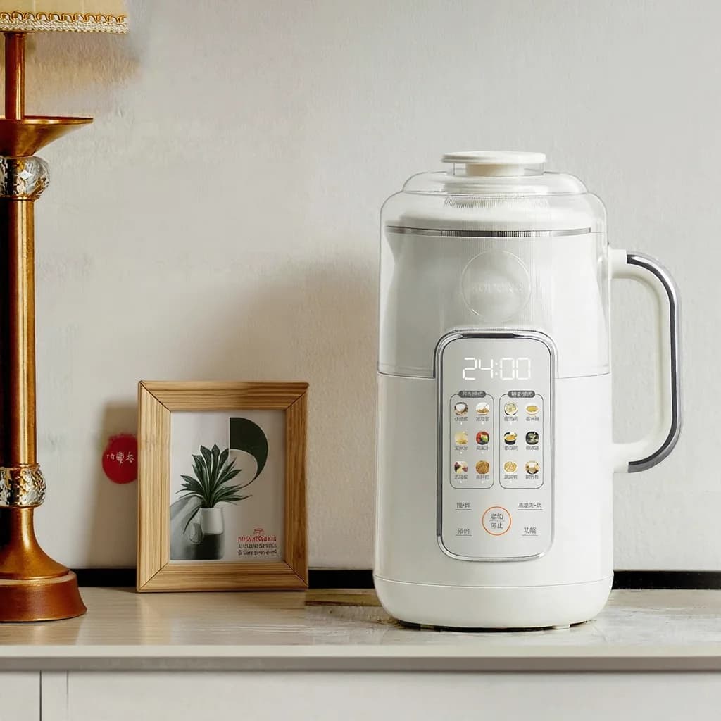 1.2L Heating Soy Milk Maker Blender with Stainless Steel Inner Pot