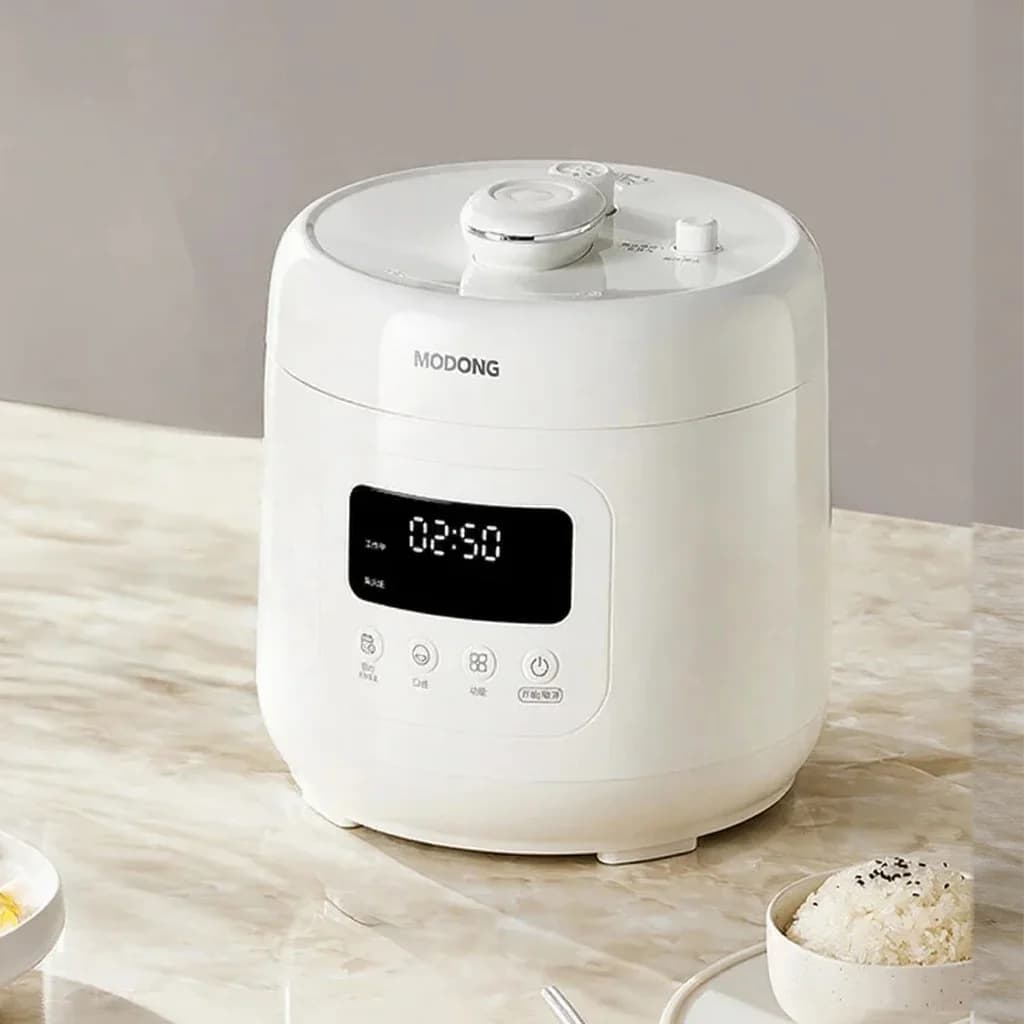 4L Electric Pressure Cooker with Ceramic Coating, 800W, Touch Control