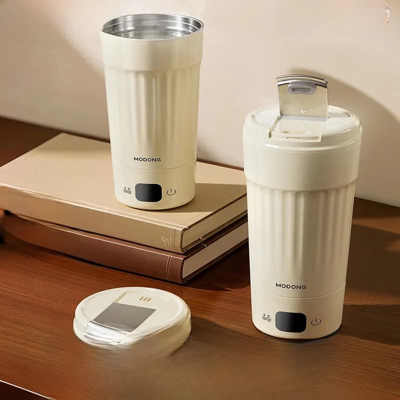 Portable Electric Heating Cup, 400mL, 7 Temperature Settings