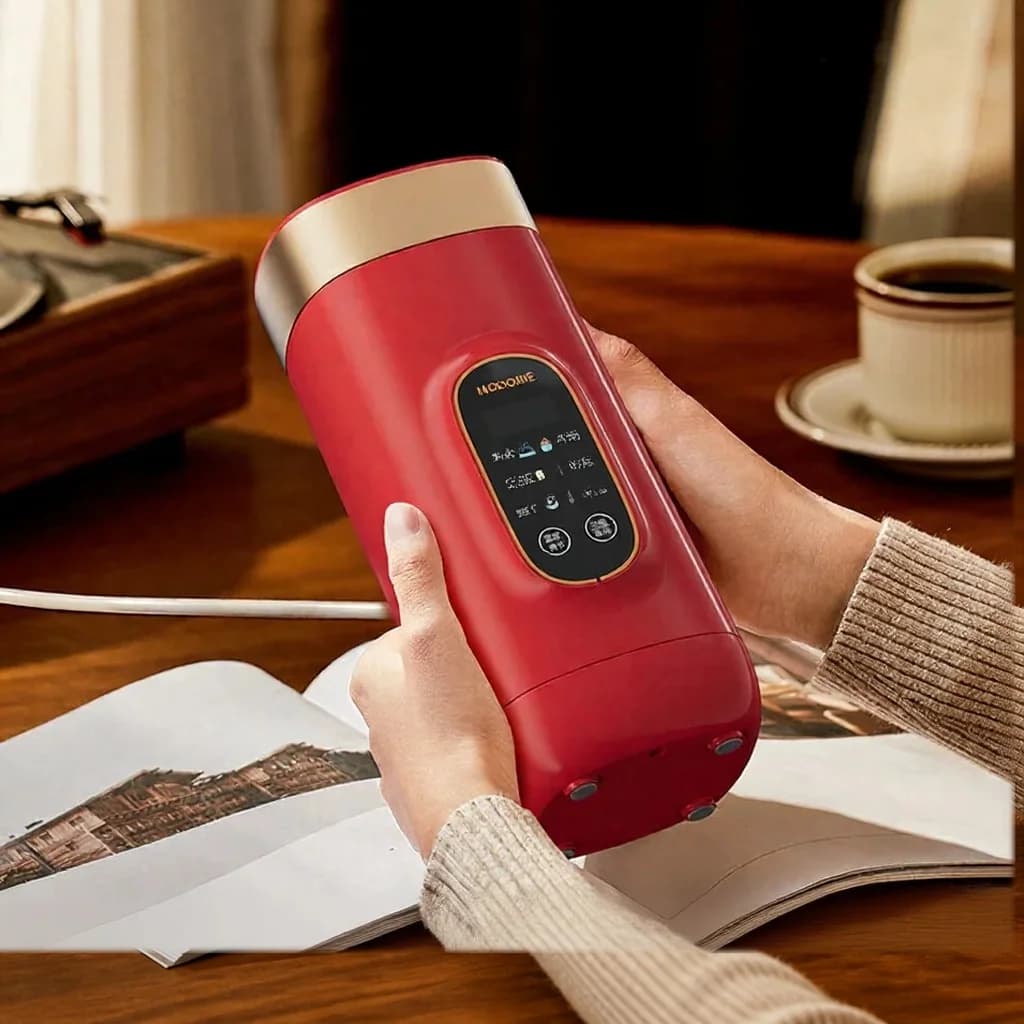Portable Electric Heating Water Cup 650ml 304 Liner 220V