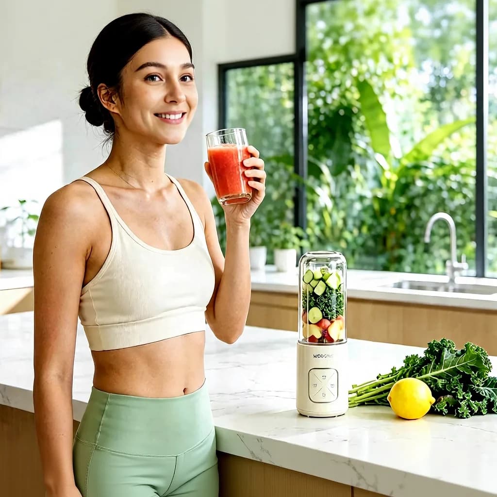 Portable Wireless Blender Cup for Juice and Smoothies