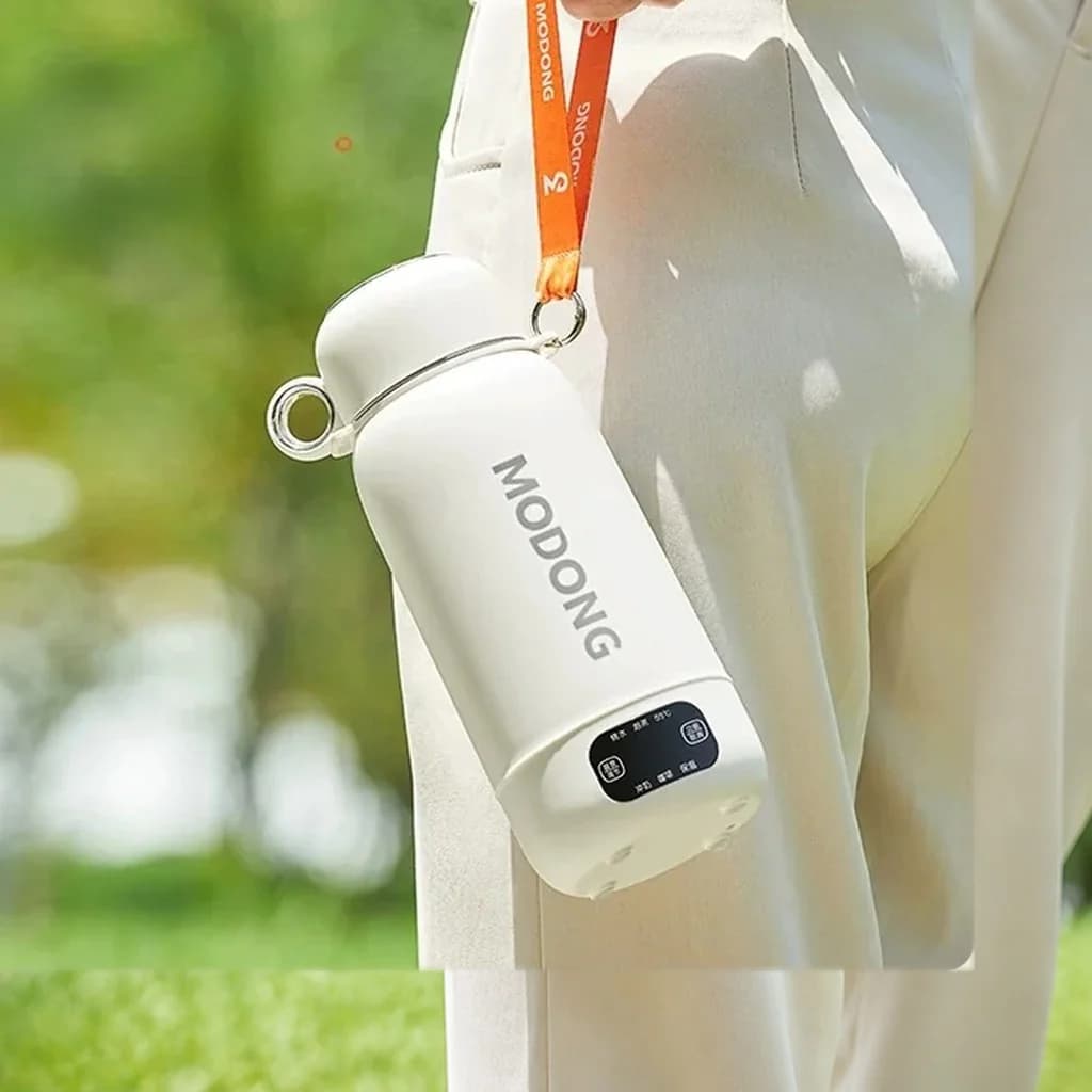 Portable Electric Kettle Travel Car And Plug-In 1L