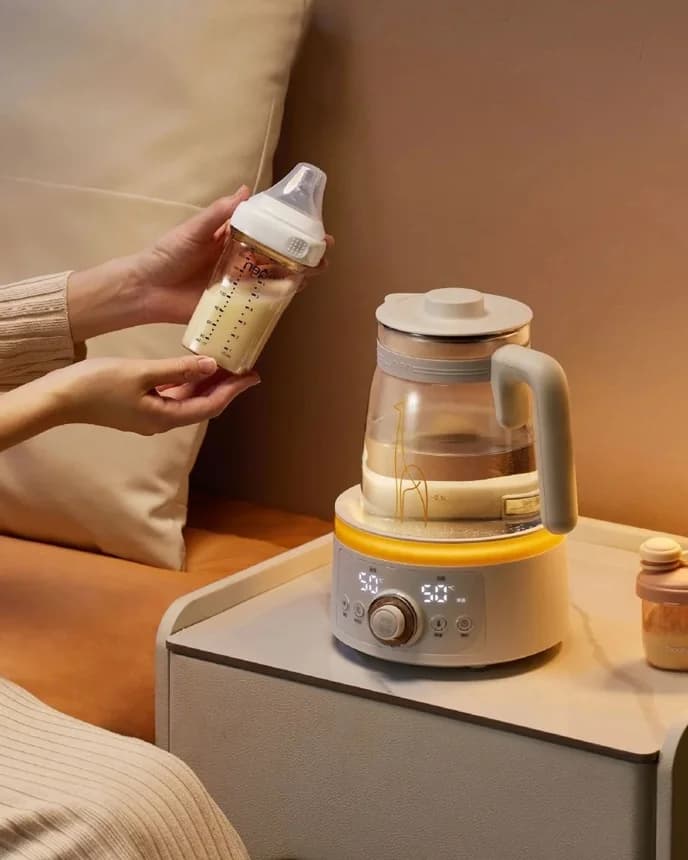 Glass Baby Milk Warmer Electric Heating Kettle 1.5L 220V