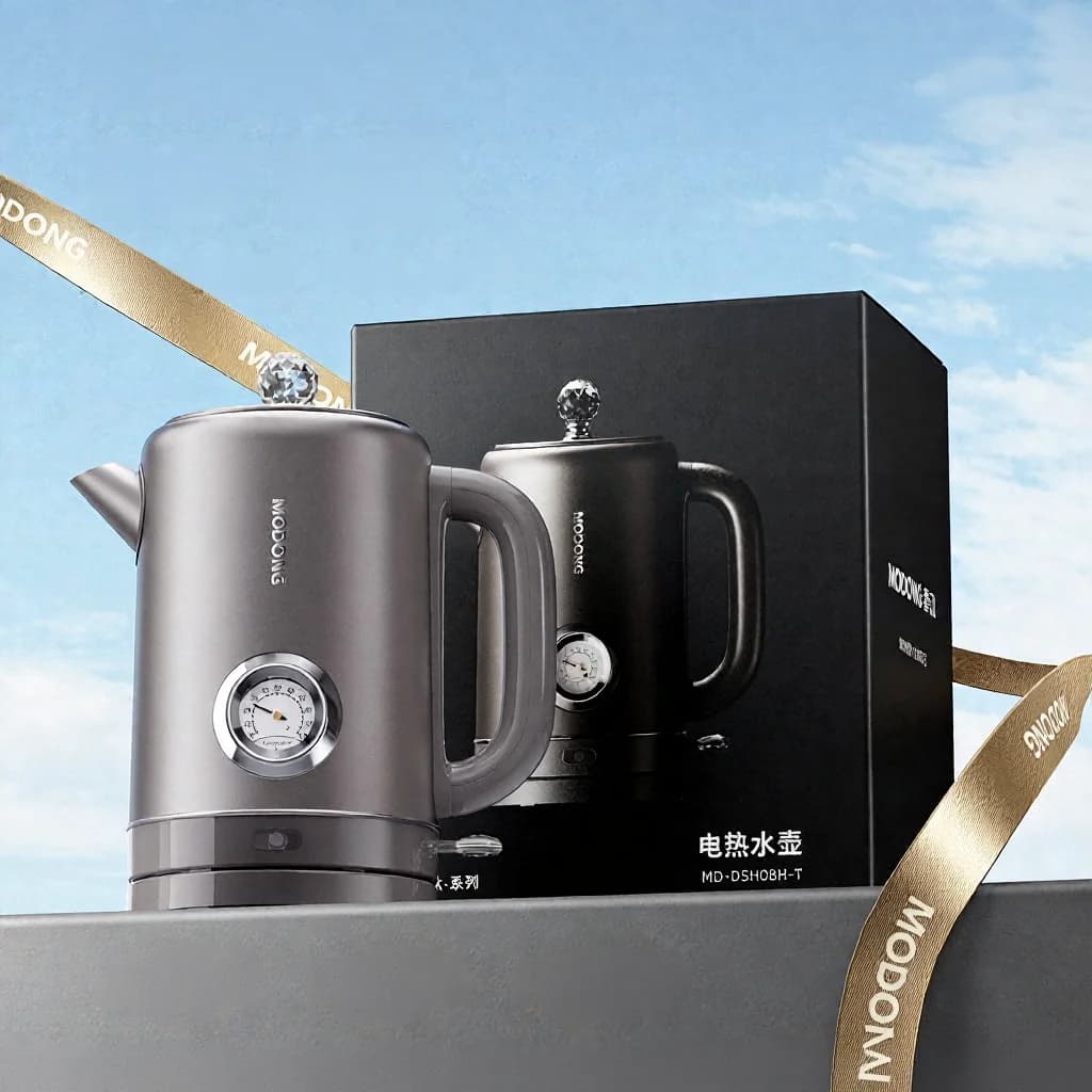 Pure Titanium Electric Kettle 1.8L with Temperature Display