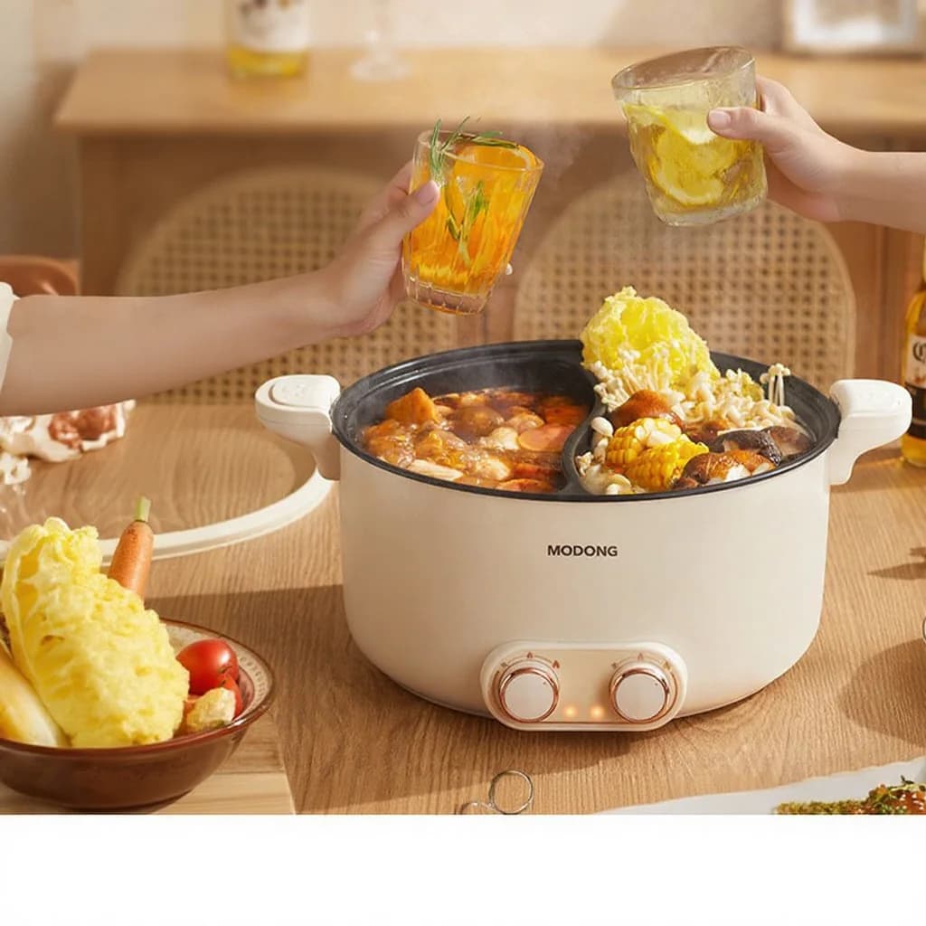 Dual Zone Electric Hot Pot 6L 7L 8L Touch Control