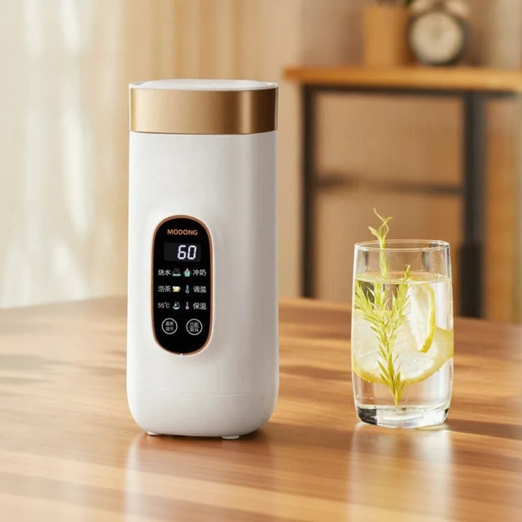 Portable Electric Travel Kettle Cup With Keep Warm