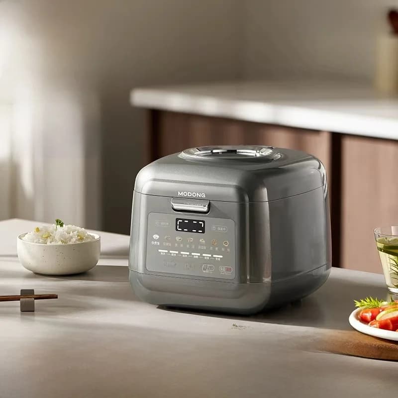 3L Electric Rice Cooker With Titanium Inner Pot, Keep Warm