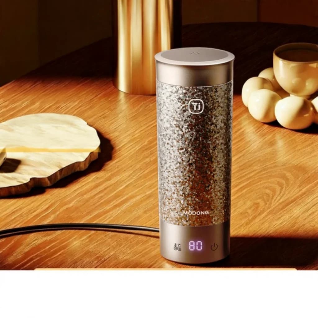 Titanium Portable Electric Heating Cup 350ml Gift Box