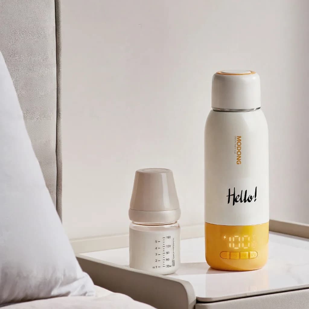 Portable Baby Formula Heating Cup 550ml Ultra, Plug-In Boil + Cordless Warming