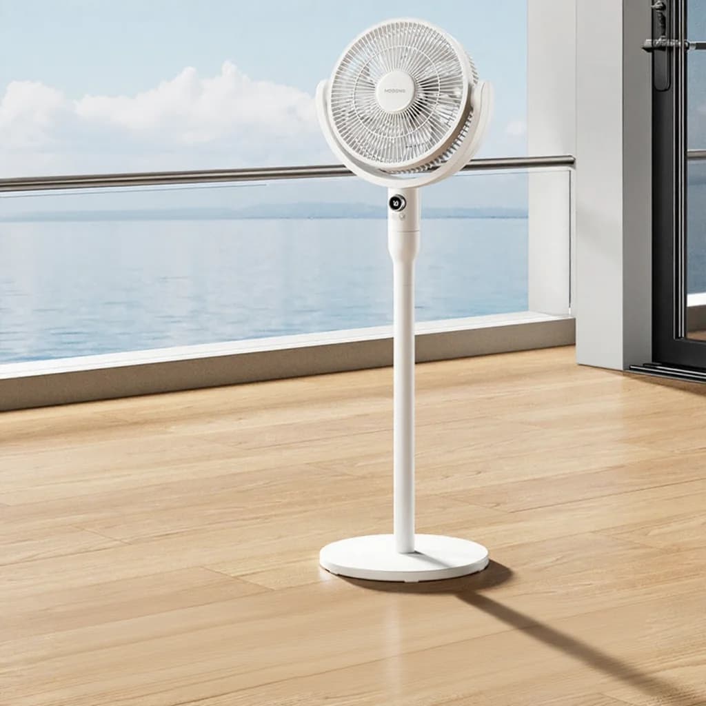 Smart Table Circulation Fan with Voice Control and Oscillation