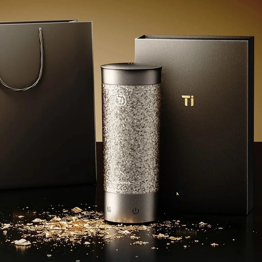 Titanium Electric Heated Travel Cup 350ml with Temperature Control