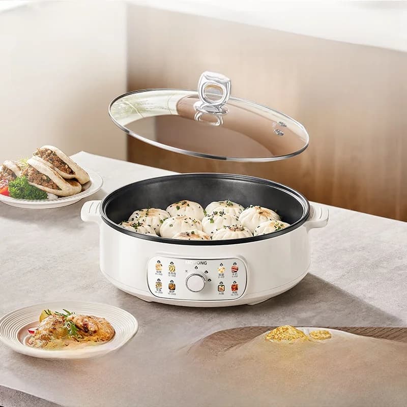 Electric Double-Sided Heating Griddle 4L Non-Stick 1800W