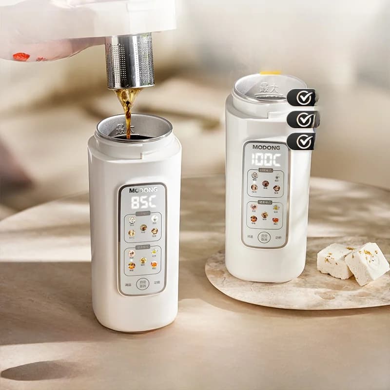 Portable Electric Water Heating Cup With Filter, 220V