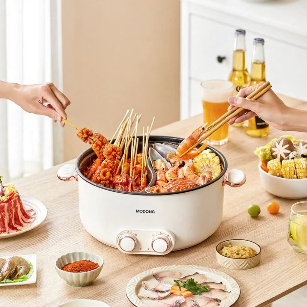Dual Zone Electric Hot Pot 6L 7L 8L Touch Control