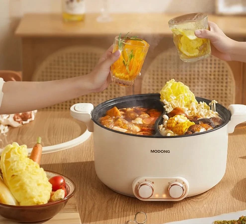 Dual Zone Electric Hot Pot 6L 7L 8L Touch Control