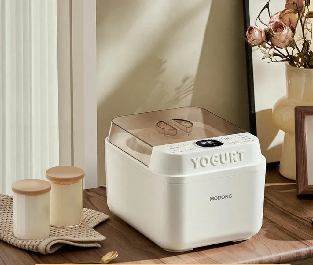 Electric Yogurt Maker With Glass Inner Pot And Timer