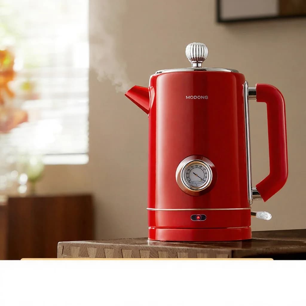 304 Stainless Steel Electric Kettle 1.8L Keep Warm 1500W