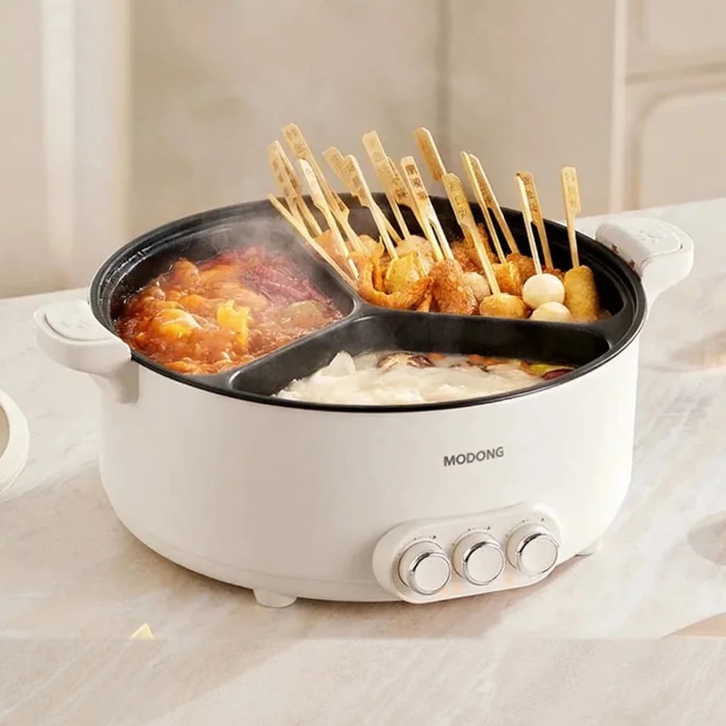 Electric Hot Pot with Divider, 5.6L/8L, 220V